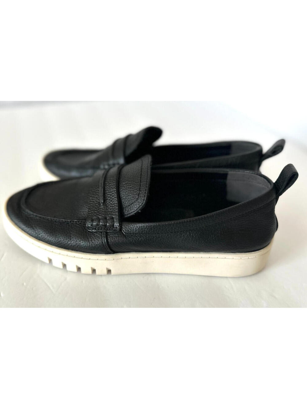 Size 8 Vionic Uptown Shoes Womens Comfort Slip On Penny Loafers Black Leather